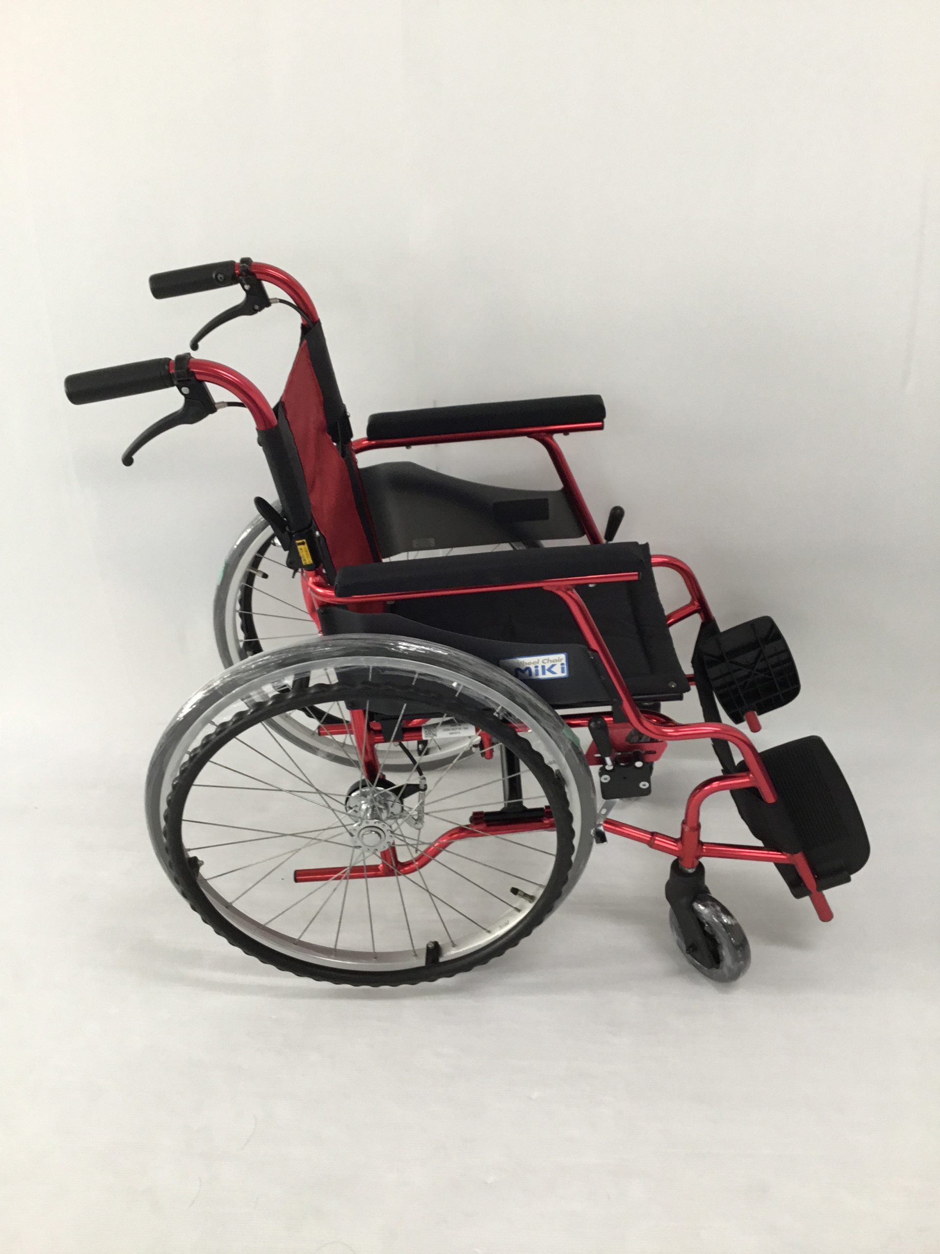 介助式 車椅子 エイジフリー キャリカル PMS-2R 介助 レッド - 看護 