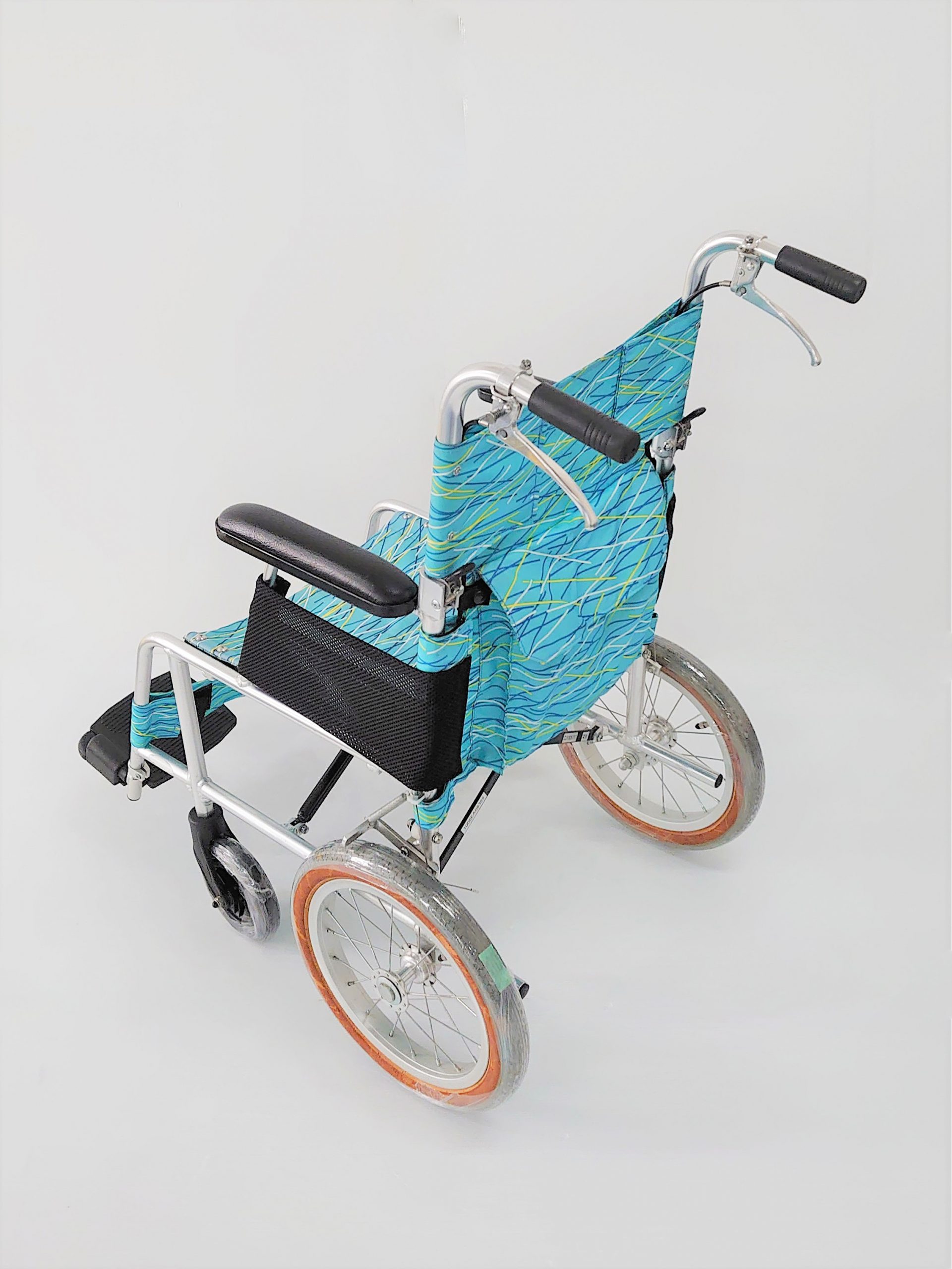 WC-K910512)日進医療器 NAH-L7 軽量 介助式 車椅子-